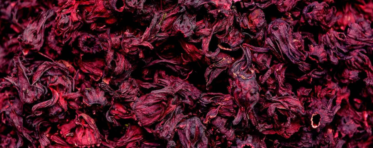 de l'hibiscus séché