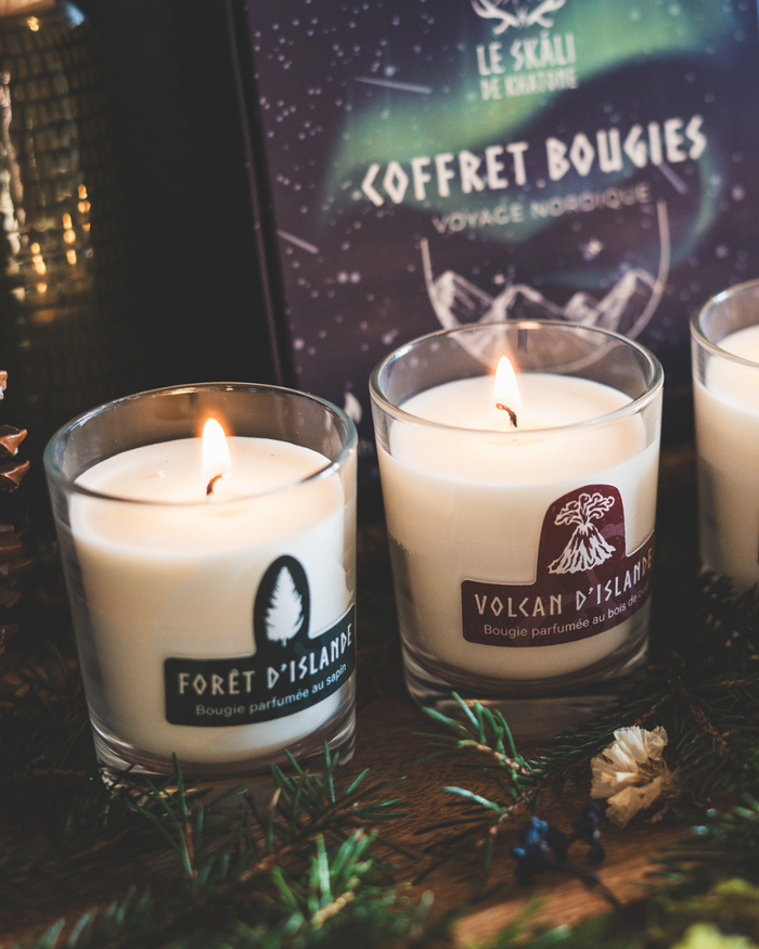 Des bougies parfumée