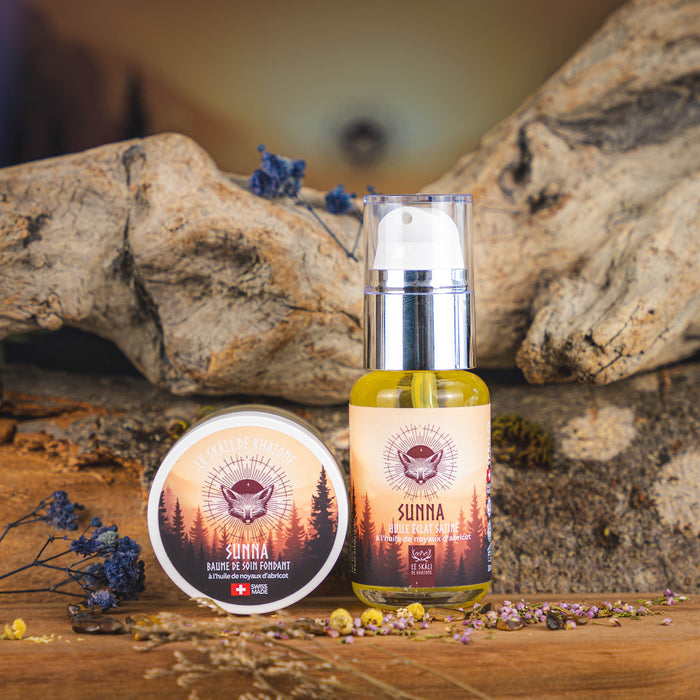Deux flacon de cosmétique naturel