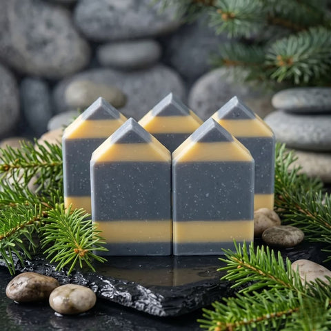 Lot de 5 Savon-crayon artisanal - édition fin d'année