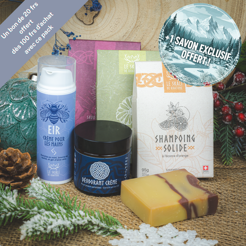 Pack cadeau - Essentiels Nordiques (Soin Mains, Corps & Cheveux)