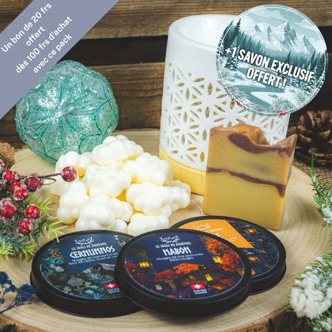 Pack Découverte Fondants Parfumés (Brûleur + 3 Senteurs)