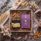 Coffret Petite attention du Skáli : bougie parfumée Epona et savon Sól dans une boîte cadeau