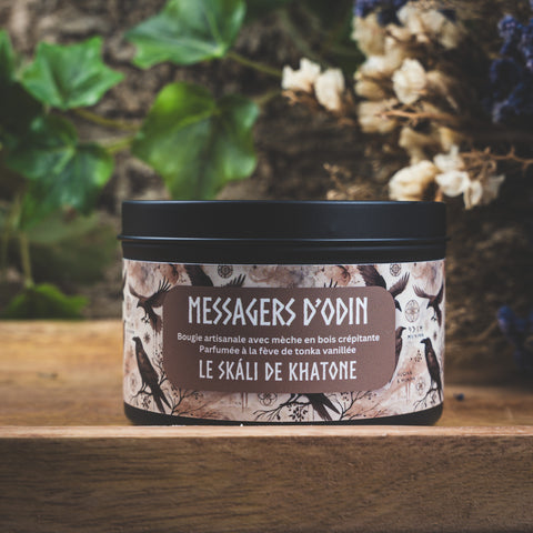 Bougie Parfumée - Messagers d'Odin (Fèves de tonka vanillée)