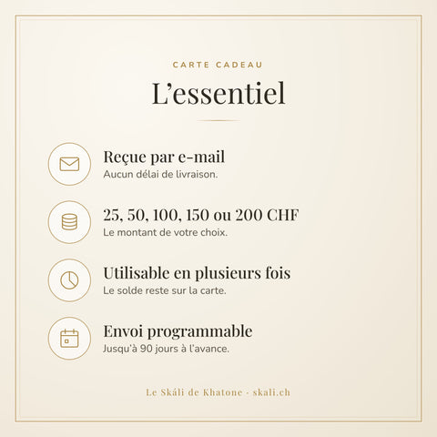 Carte cadeau Skali