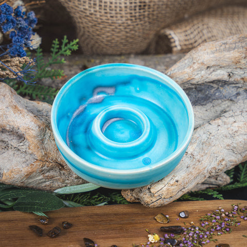 Porte-savons en céramique - Edition Rond Bleu