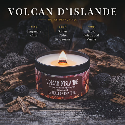 Bougie Parfumée - Volcan d'Islande