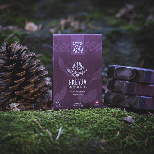 Savon artisanal Freyja - Jasmin, vanille et encens